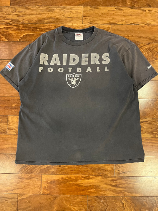 90s Oakland Raiders Nike Team Pro Line Tee (XL)