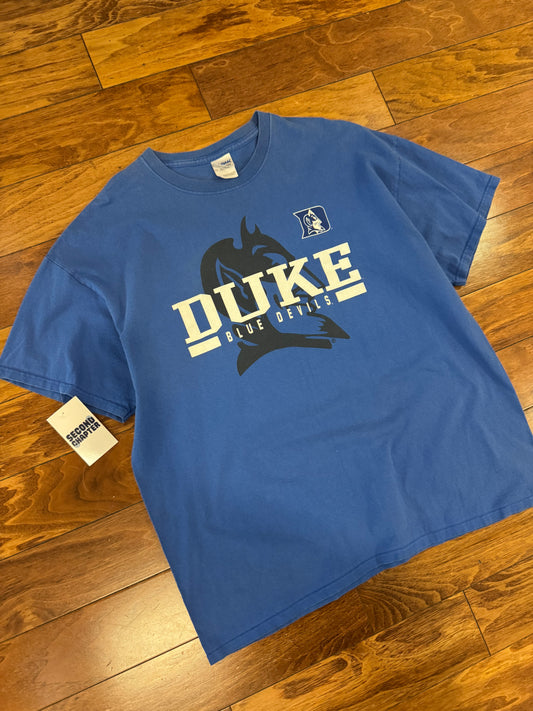 00s Duke Blue Devils Big Mascot Tee (XL)