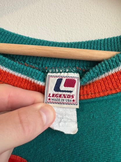 90s Miami Dolphins Sleeve to Sleeve Legends Crewneck (XL)