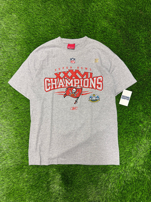2003 Tampa Bay Buccaneers Reebok Super Bowl Tee (M)