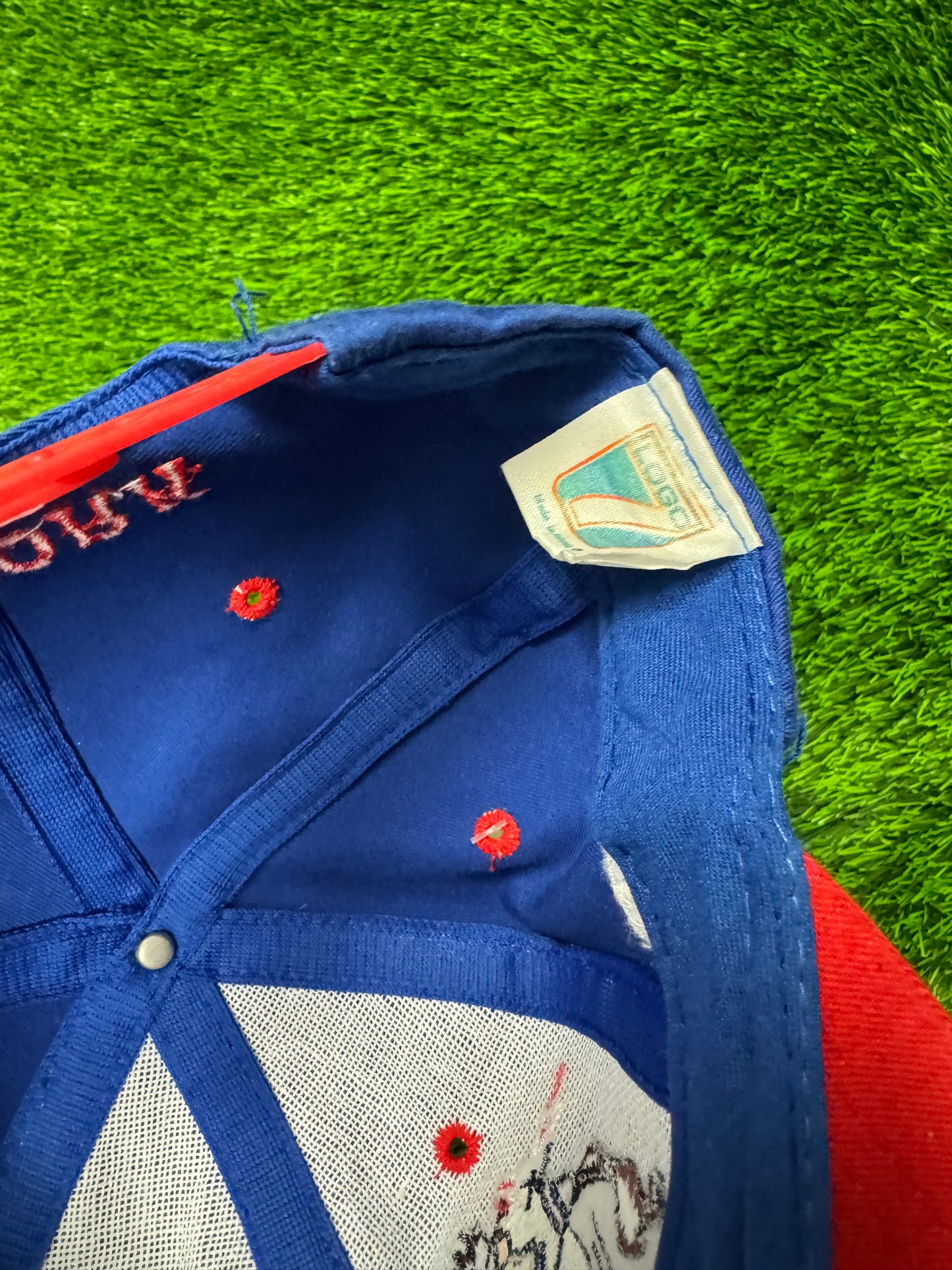 1993 NY Giants Taz Logo 7 Snapback Hat (OS)