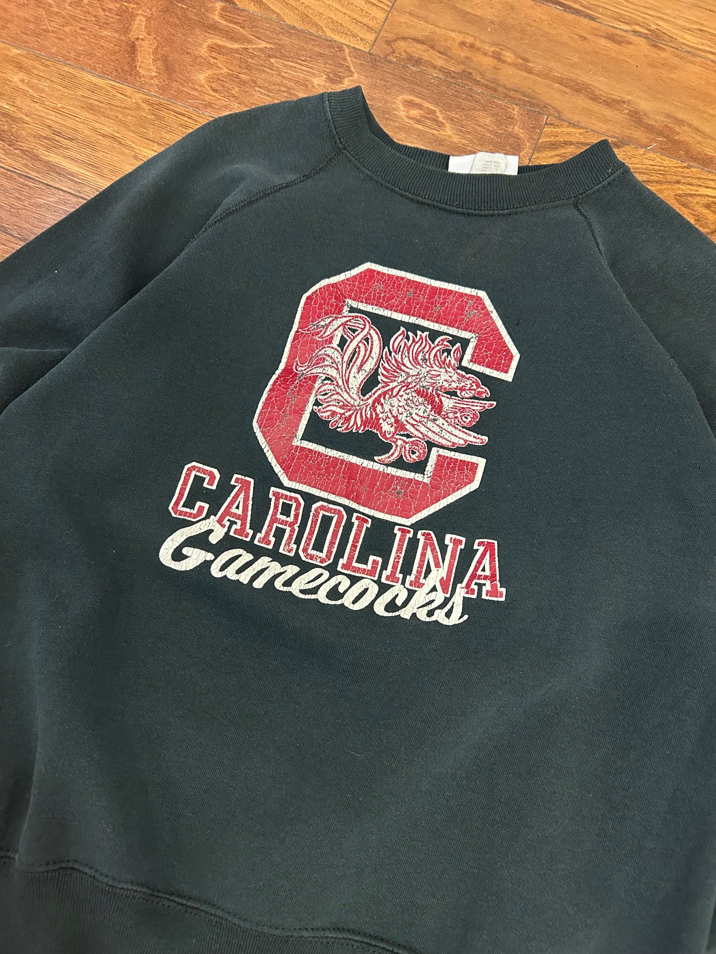 80s USC Carolina Gamecocks Black Crewneck (S)