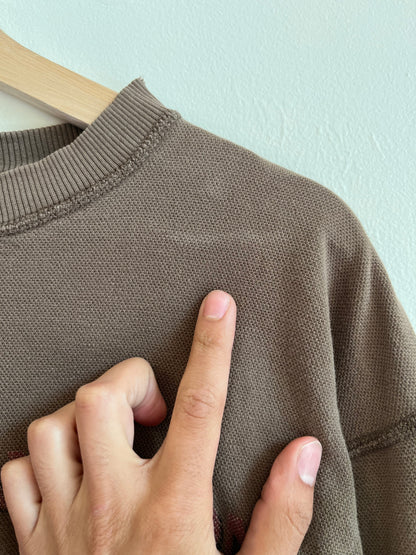 00s Harley Davidson Planet Woven Oversized Long Sleeve Shirt (M)