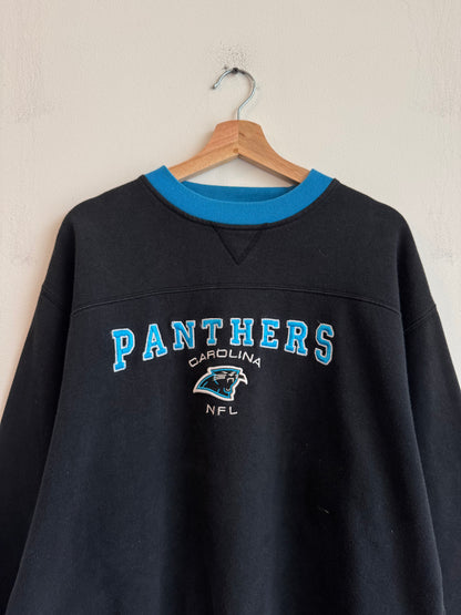 00s Carolina Panthers Embroidered NFL Crewneck (L)