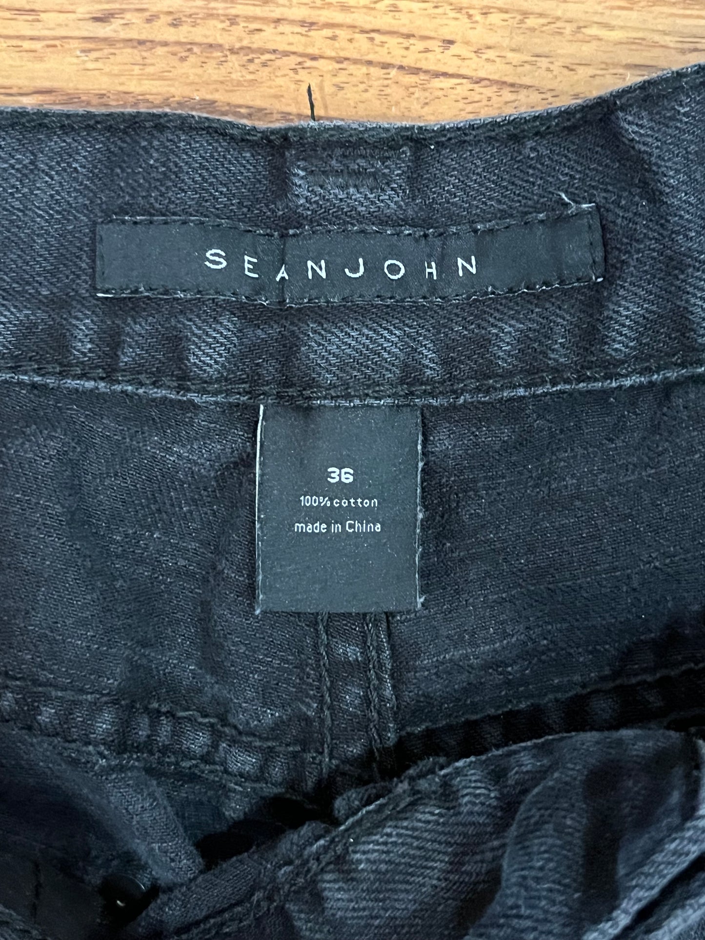 00s Sean John Black Baggy Jeans (36 x 31)