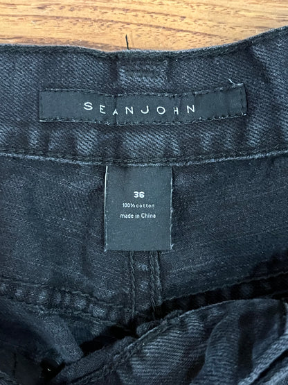 00s Sean John Black Baggy Jeans (36 x 31)