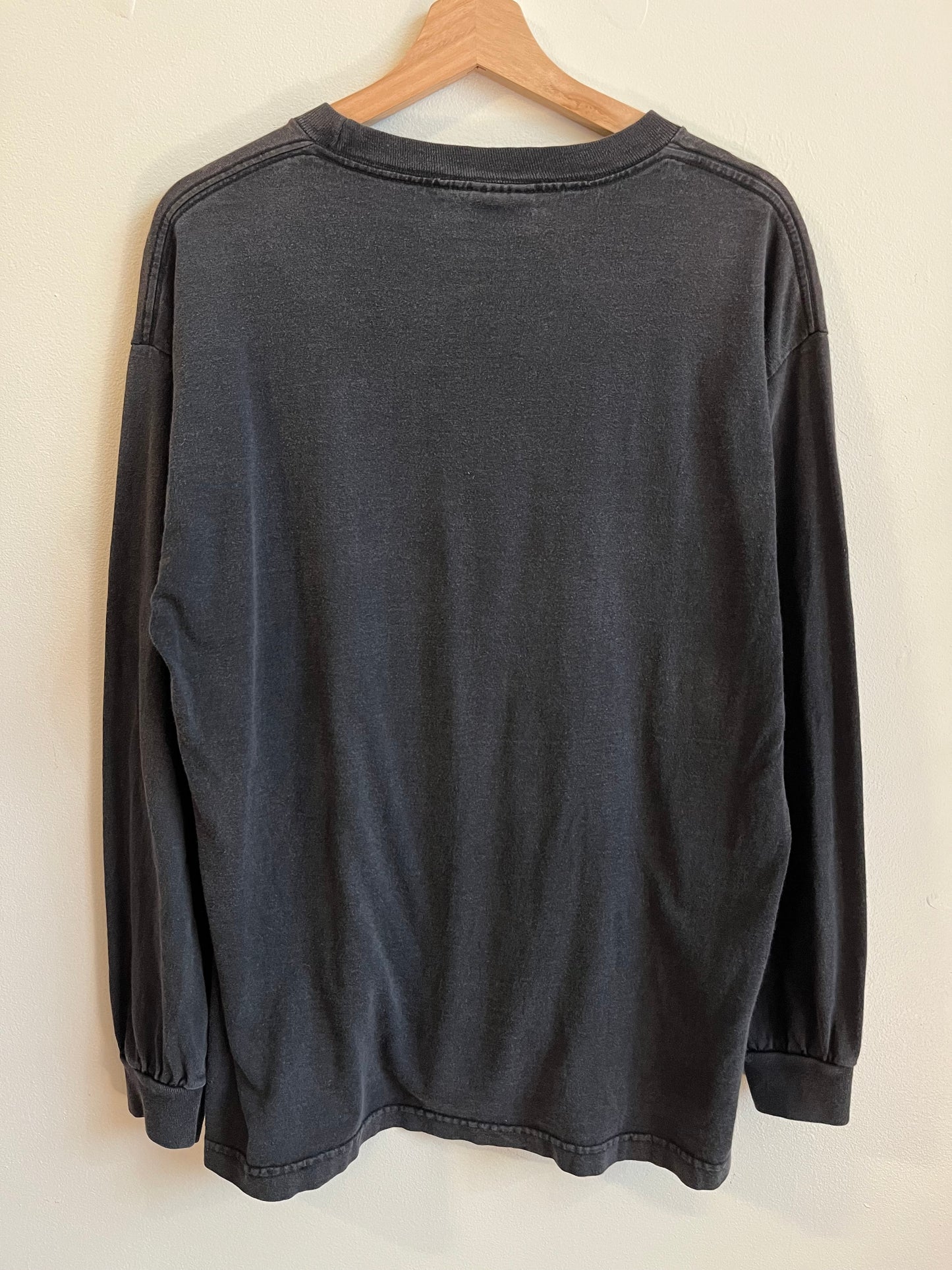 2003 Carolina Panthers Super Bowl NFL Conference Champions Faded Long Sleeve Shirt (L)