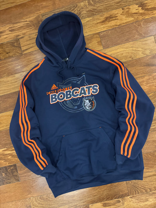 00s Charlotte Bobcats Adidas Hoodie (L)