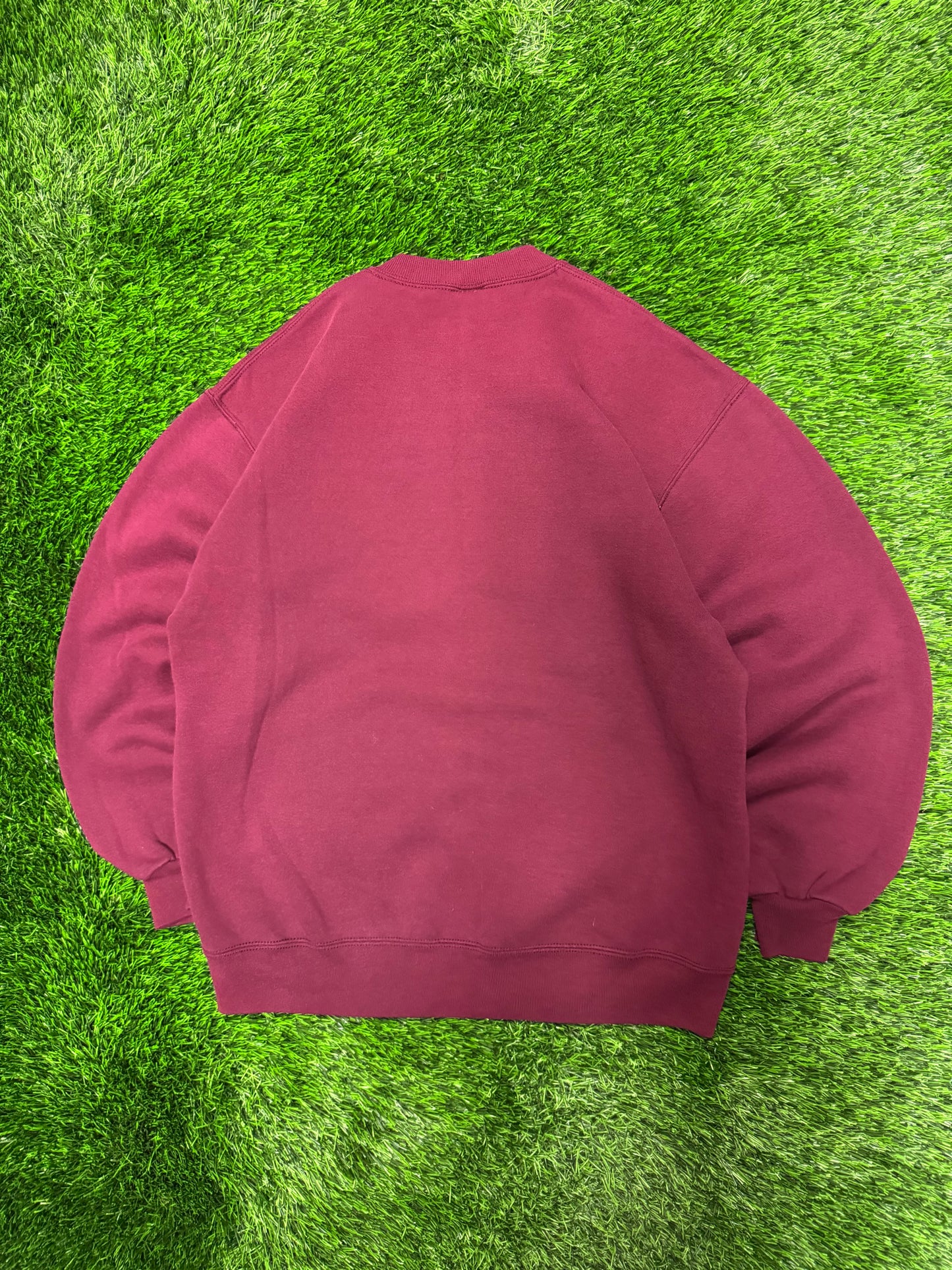 90s Russell Athletics Maroon Blank Crewneck (L)
