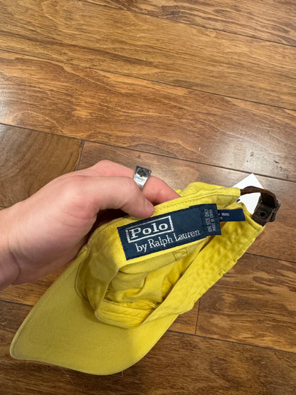 00s Polo Ralph Lauren Yellow Essential Hat (OS)
