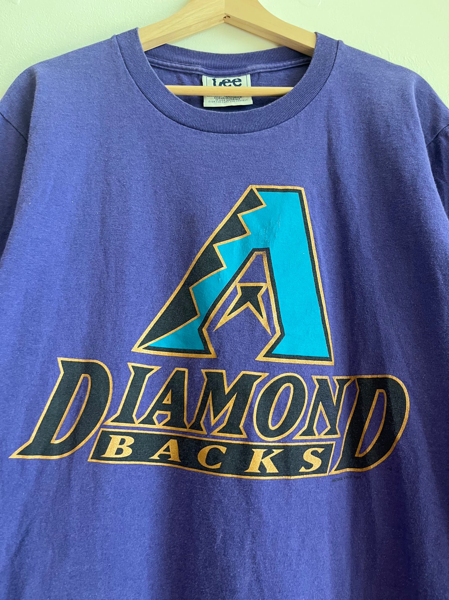 90s Arizona Diamondbacks Purple Lee MLB Tee (M)