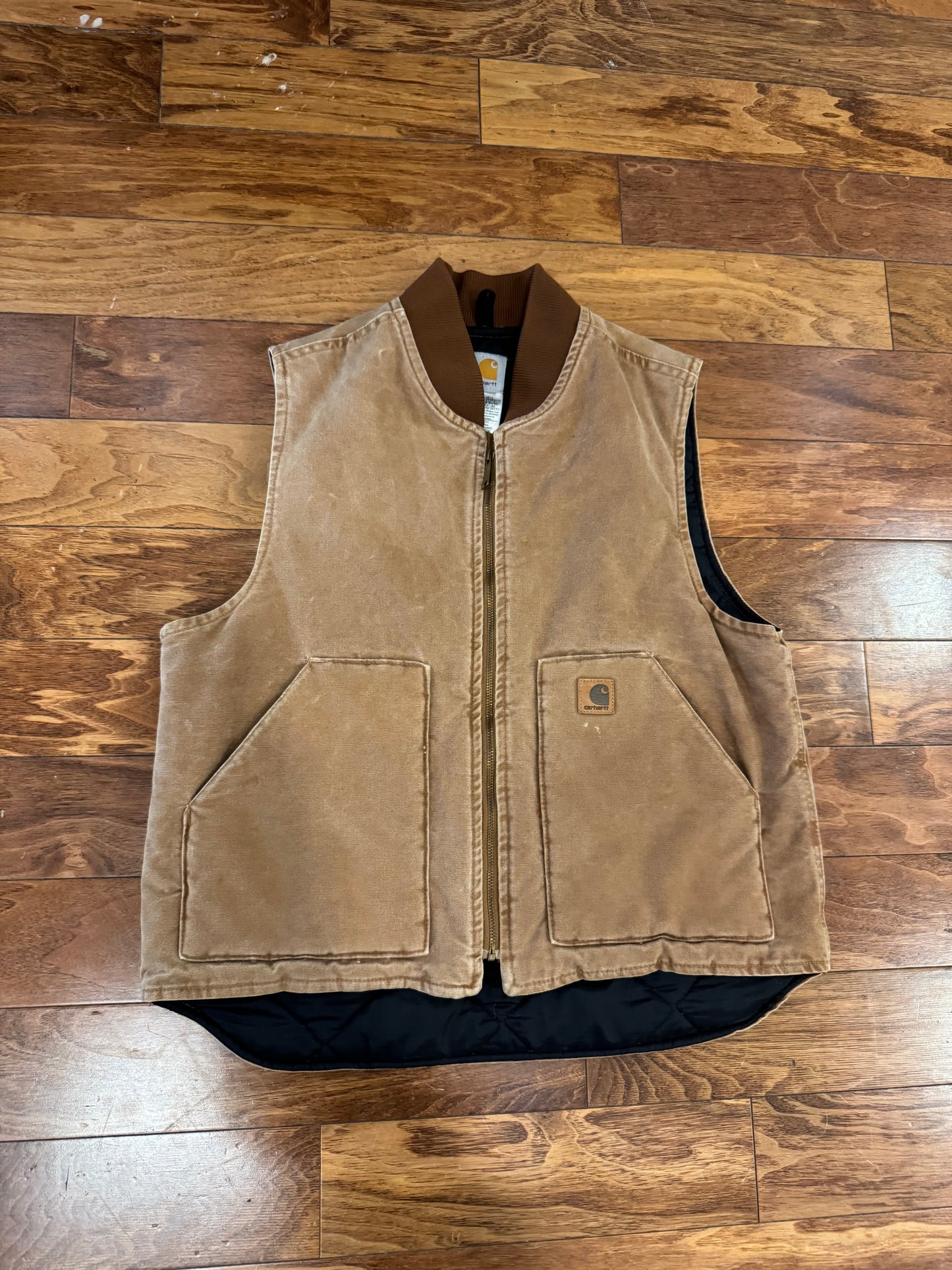 2006 Carhartt Insulated Brown Vest (L)