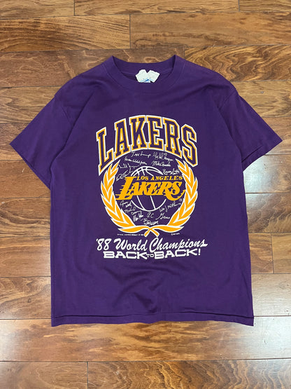 1988 LA Lakers "Back to Back" Tee (L)