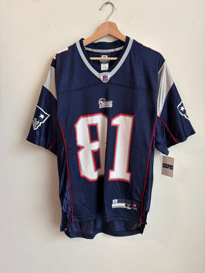 00s New England Patriots Randy Moss Reebok Jersey (S)