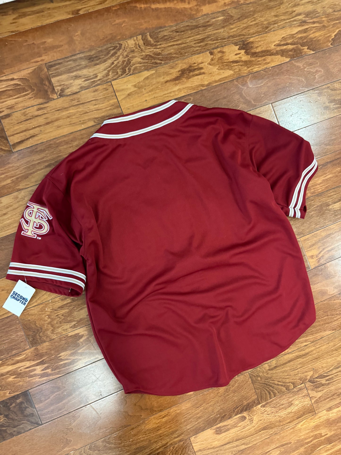 90s Florida State University (FSU) Seminoles Colosseum Baseball Jersey (XXL)