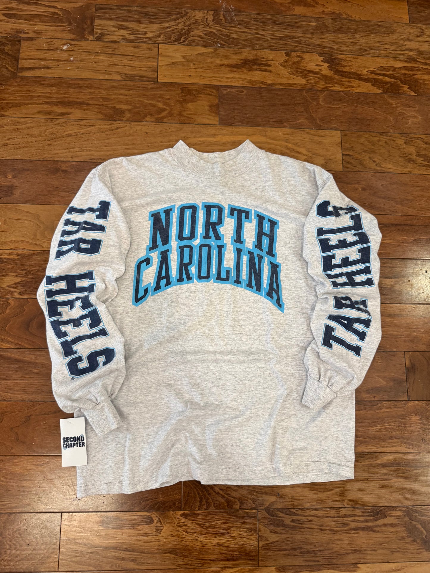 90s UNC Tar Heels Vintage Long Sleeve Shirt (XL)