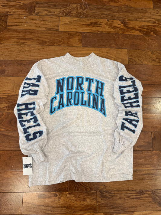 90s UNC Tar Heels Vintage Long Sleeve Shirt (XL)