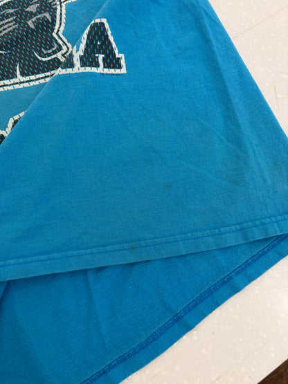1996 Carolina Panthers Blue Patterned Tee (XL)