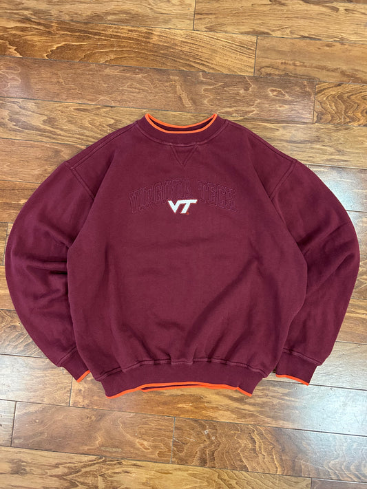 90s Virginia Tech Red Oak Crewneck (M)