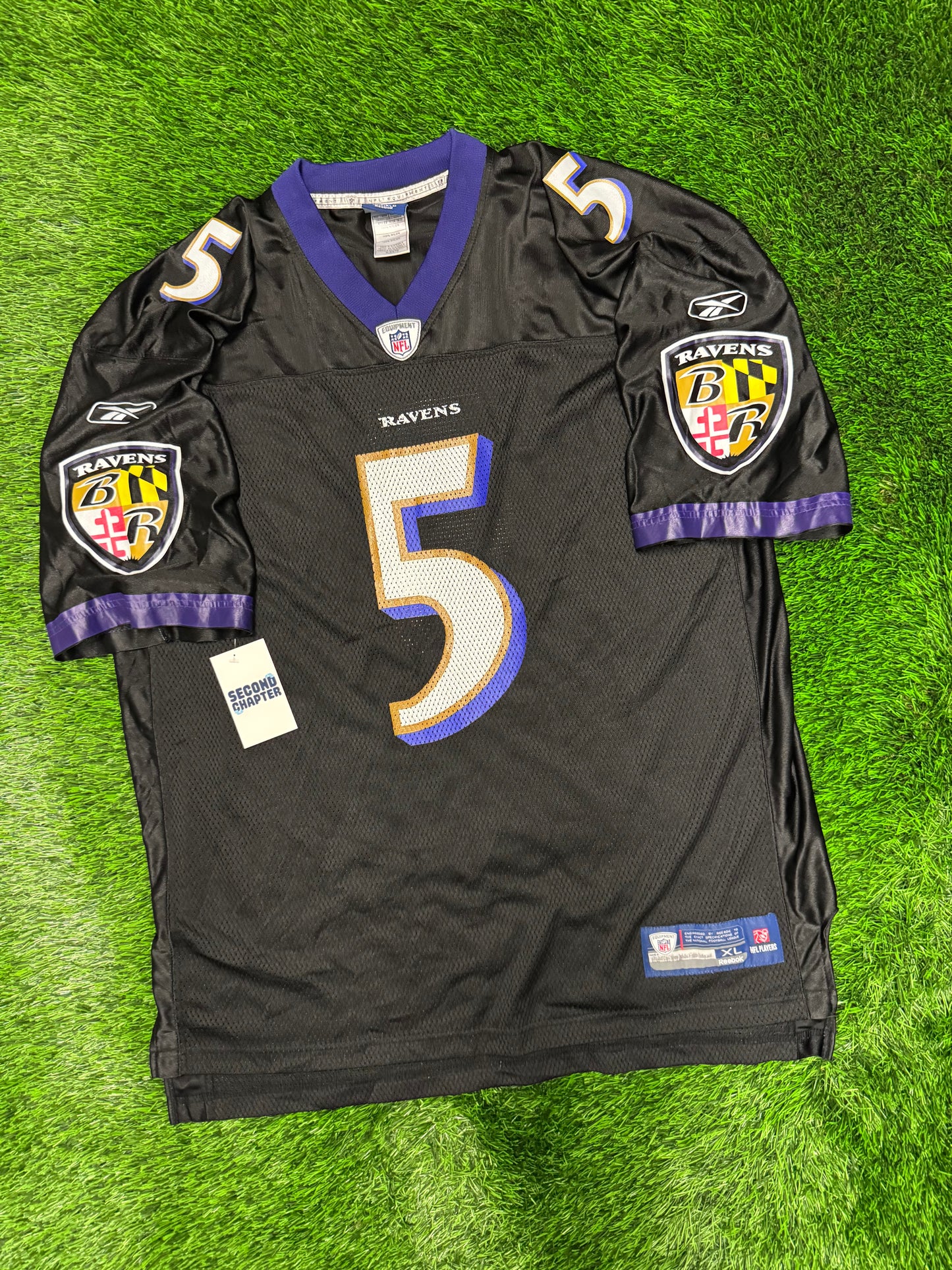 Baltimore Ravens Joe Flacco #5 Reebok Jersey (XL)