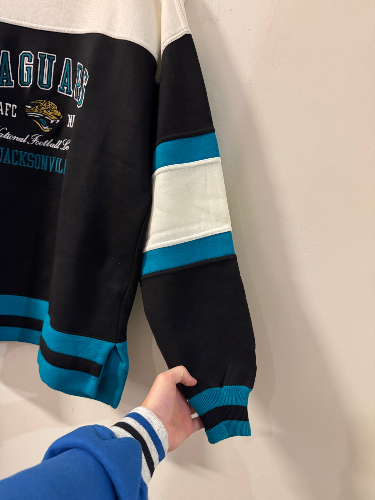 90s Jacksonville Jaguars Embroidered Boxy Crewneck (XL)