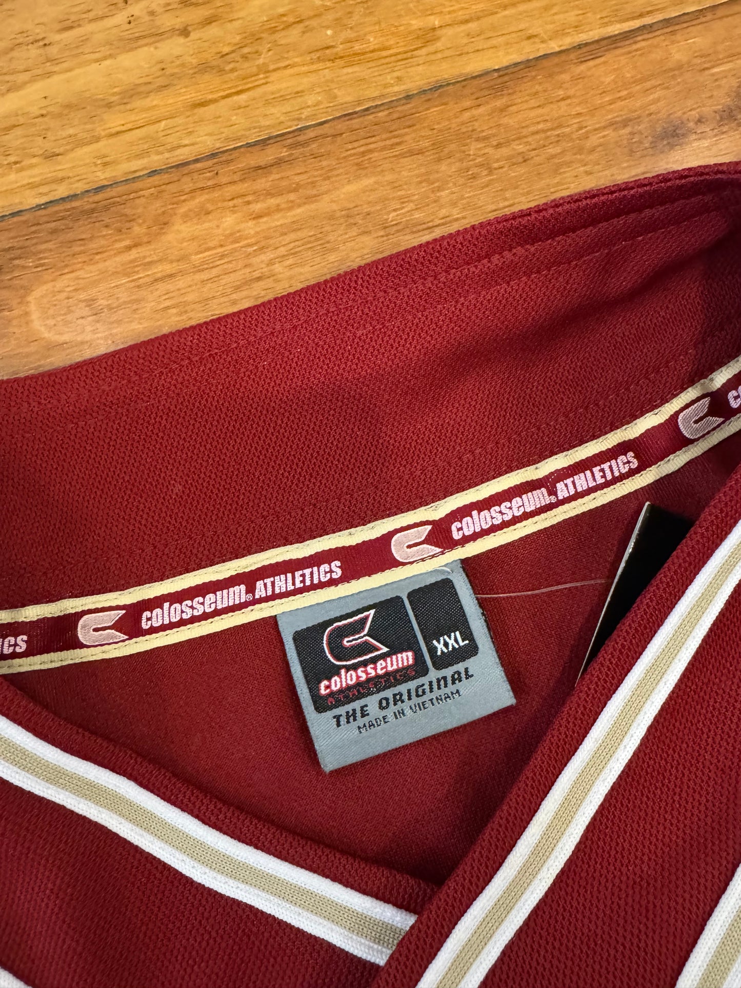 90s Florida State University (FSU) Seminoles Colosseum Baseball Jersey (XXL)