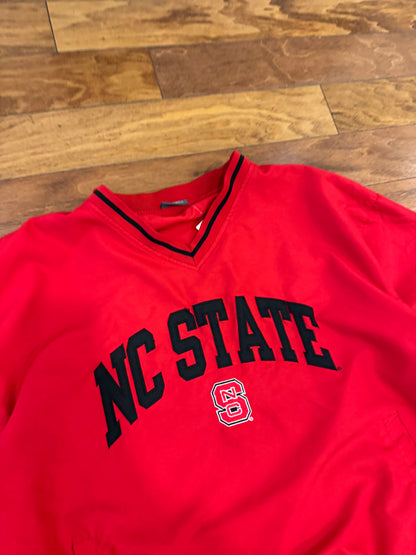 00s NC State Embroidered Spell Out Windbreaker (XL)