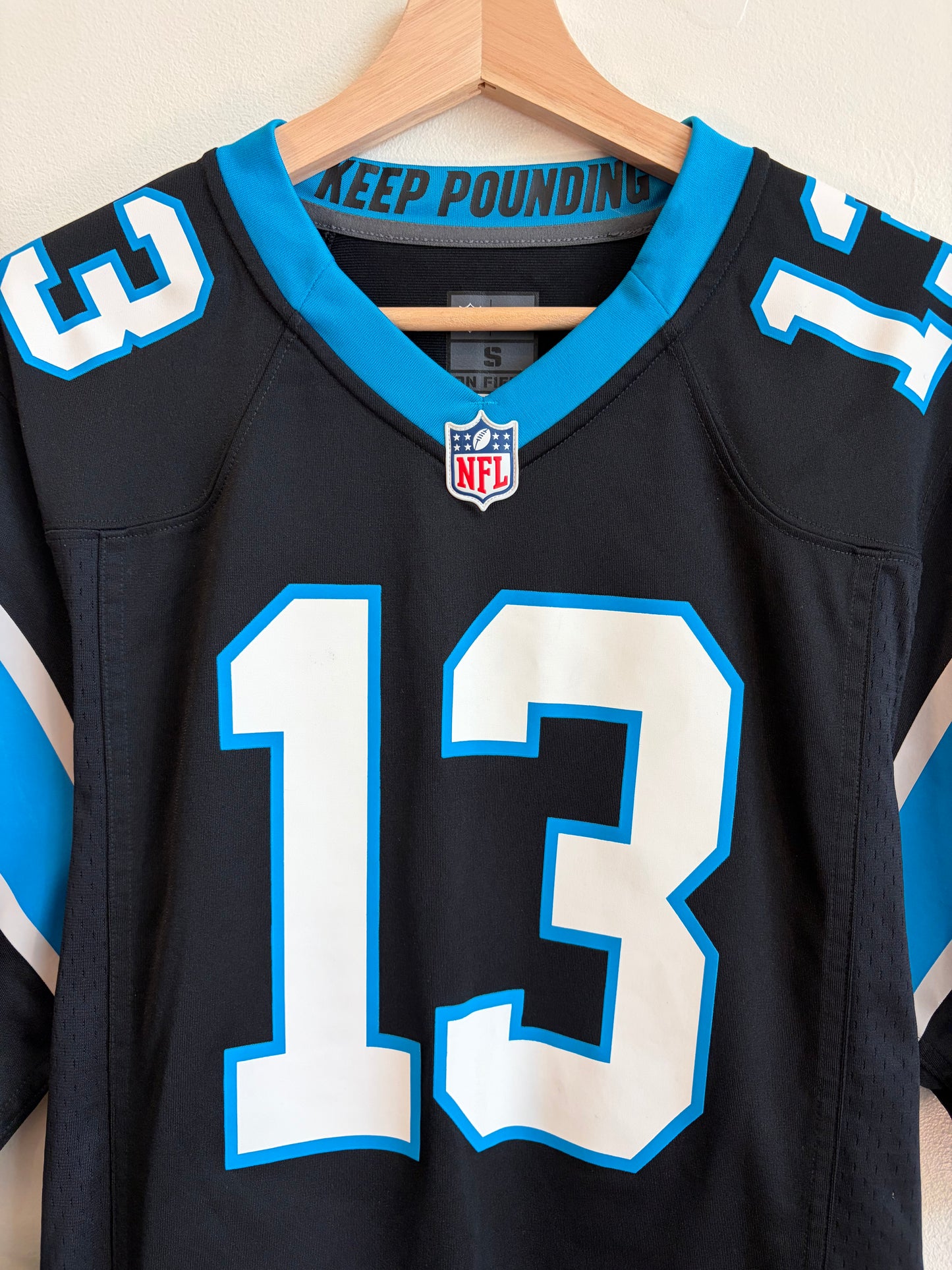 2010s Carolina Panthers Kelvin Benjamin Nike Home Jersey (S)