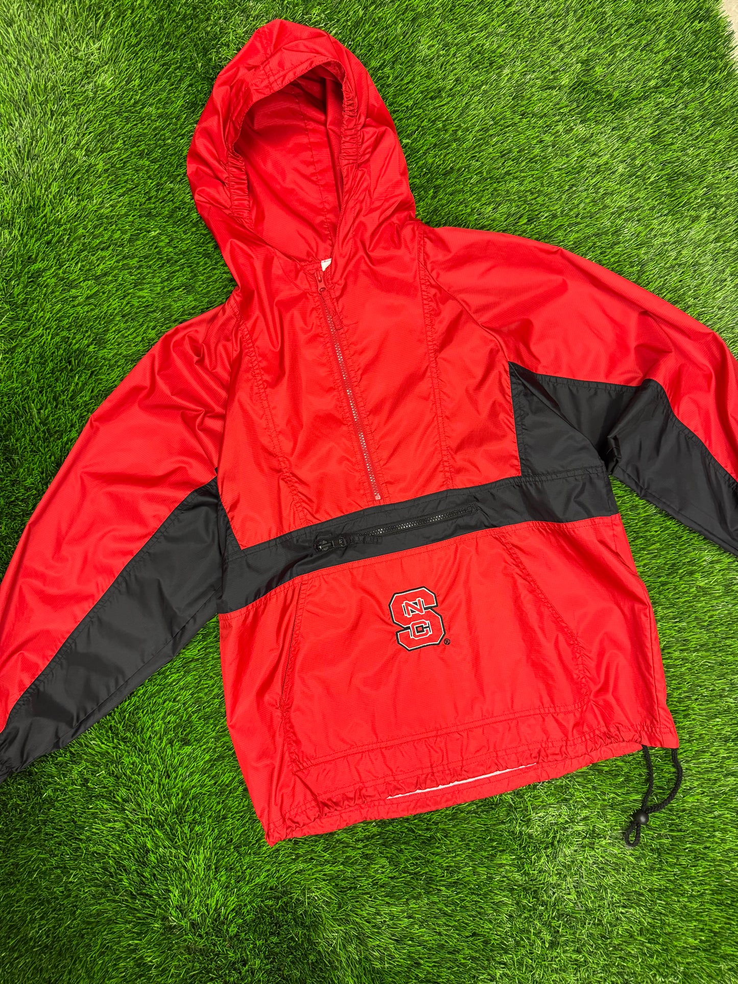 00s NC State (NCSU) Vintage Youth Windbreaker (Youth L)