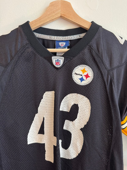 00s Pittsburgh Steelers Troy Polamalu Jersey (Youth L)