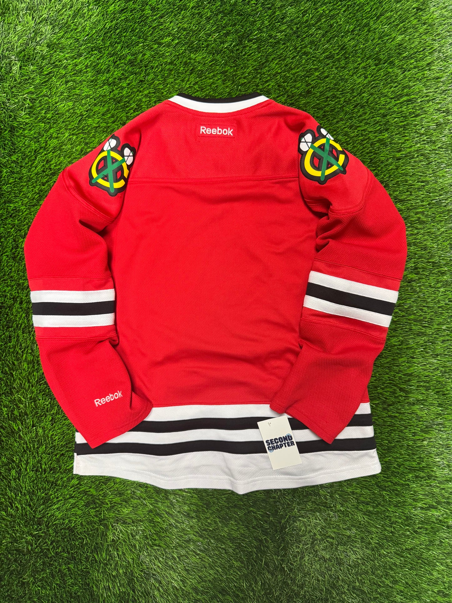 00s Chicago Blackhawks Reebok Women's NHL Hockey Jersey (M)