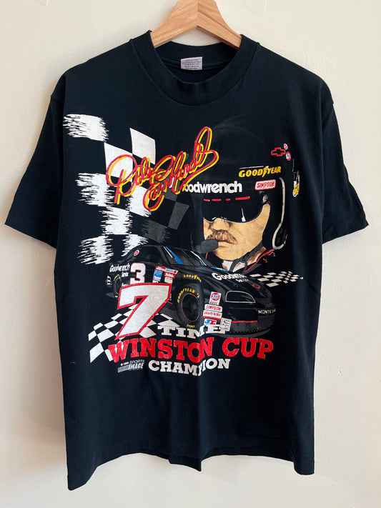 1995 Dale Earnhardt Sports Image 7x Champs Tee (L)