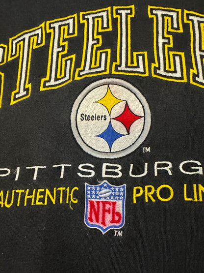 90s Steelers Pro Line Embroidered Crewneck (XL)