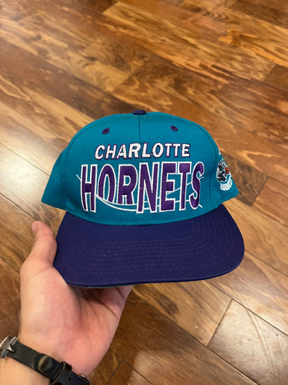 90s Charlotte Hornets Spell Out Hat