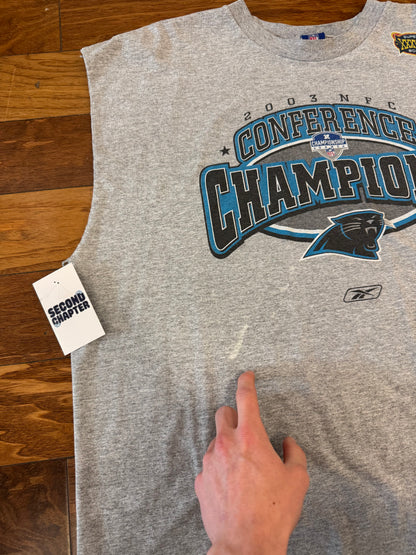 2003 Carolina Panthers Champions Sleeveless Tee (XXL)