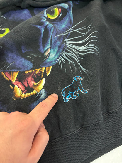 1993 Carolina Panthers Realistic Cat Salem Crewneck (L)