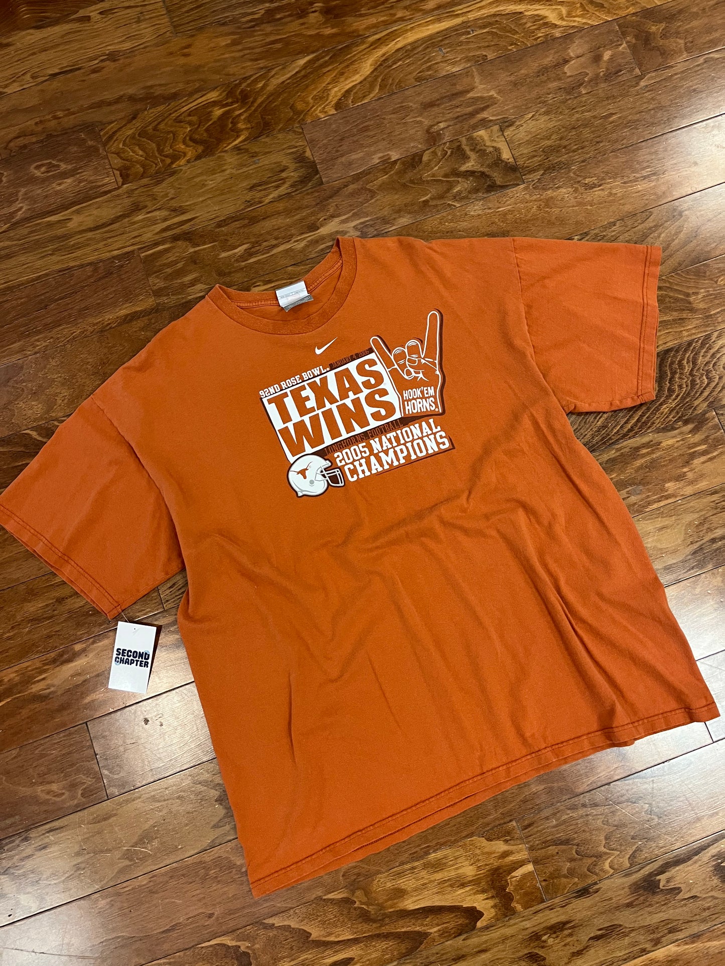 2005 Texas Longhorns Rose Bowl Nike Tee (XXL)
