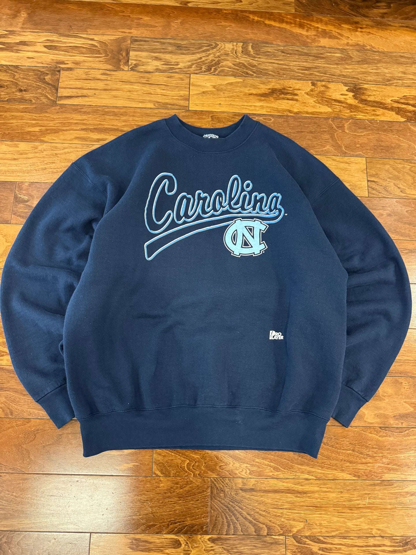 90s UNC Pro Player Navy Crewneck (XL)