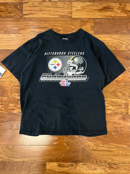 2005 Pittsburgh Steelers Champions Vintage Tee (L)
