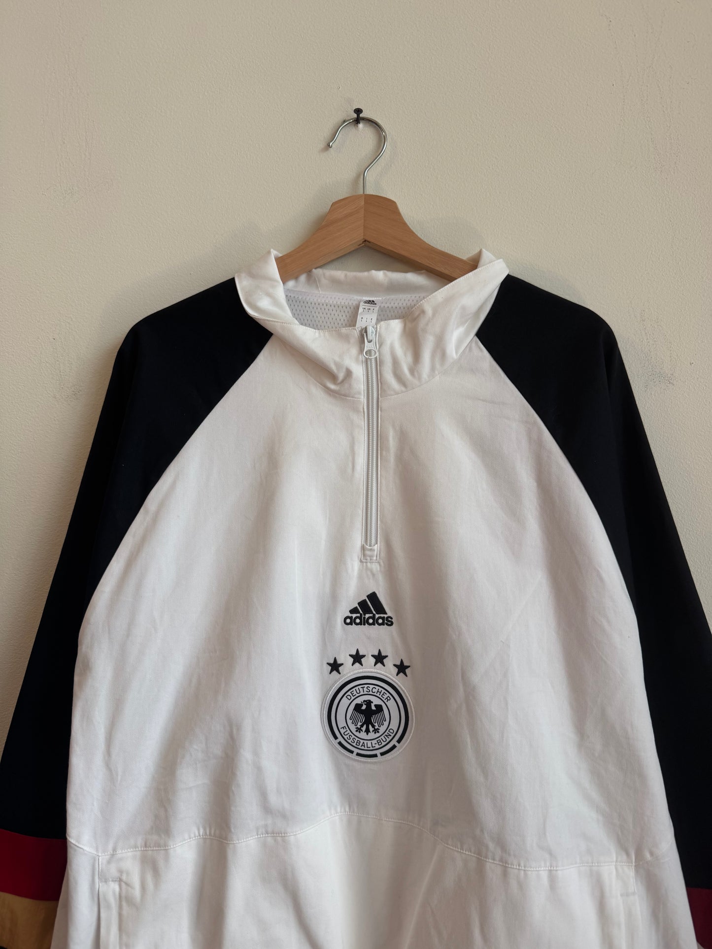 2022 Germany Soccer Adidas Quarter Zip Jacket (L)