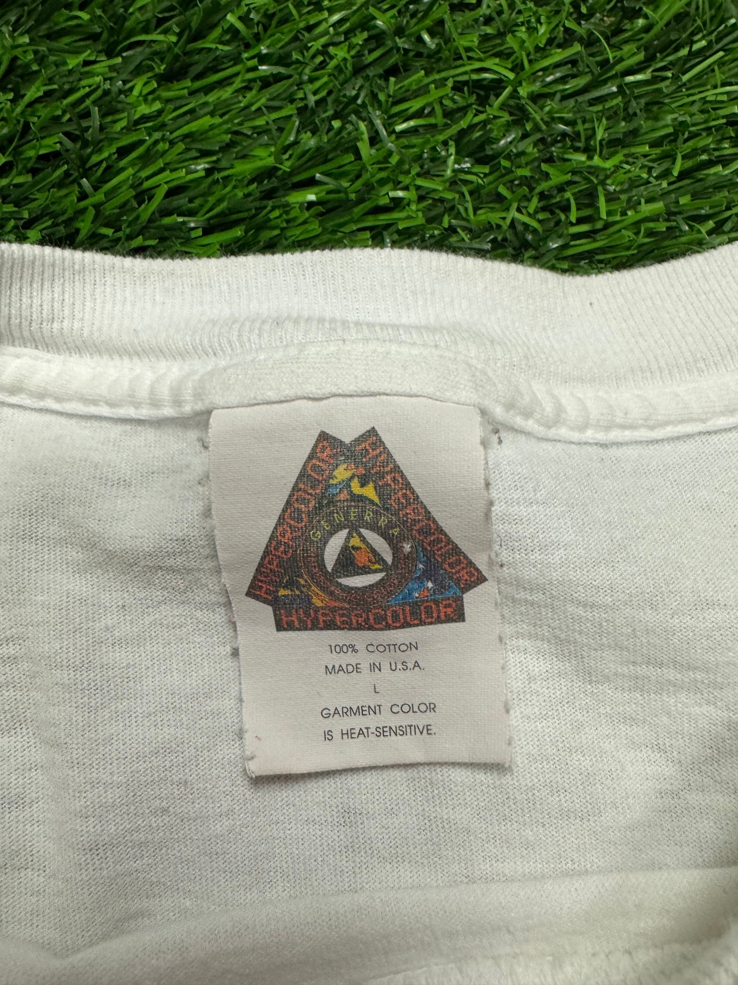 1992 Chicago Bulls Vintage NBA World Champs Caricature Tee (L)