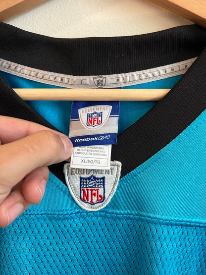 00s Carolina Panthers Reebok Cam Newton Blue Jersey (XL)