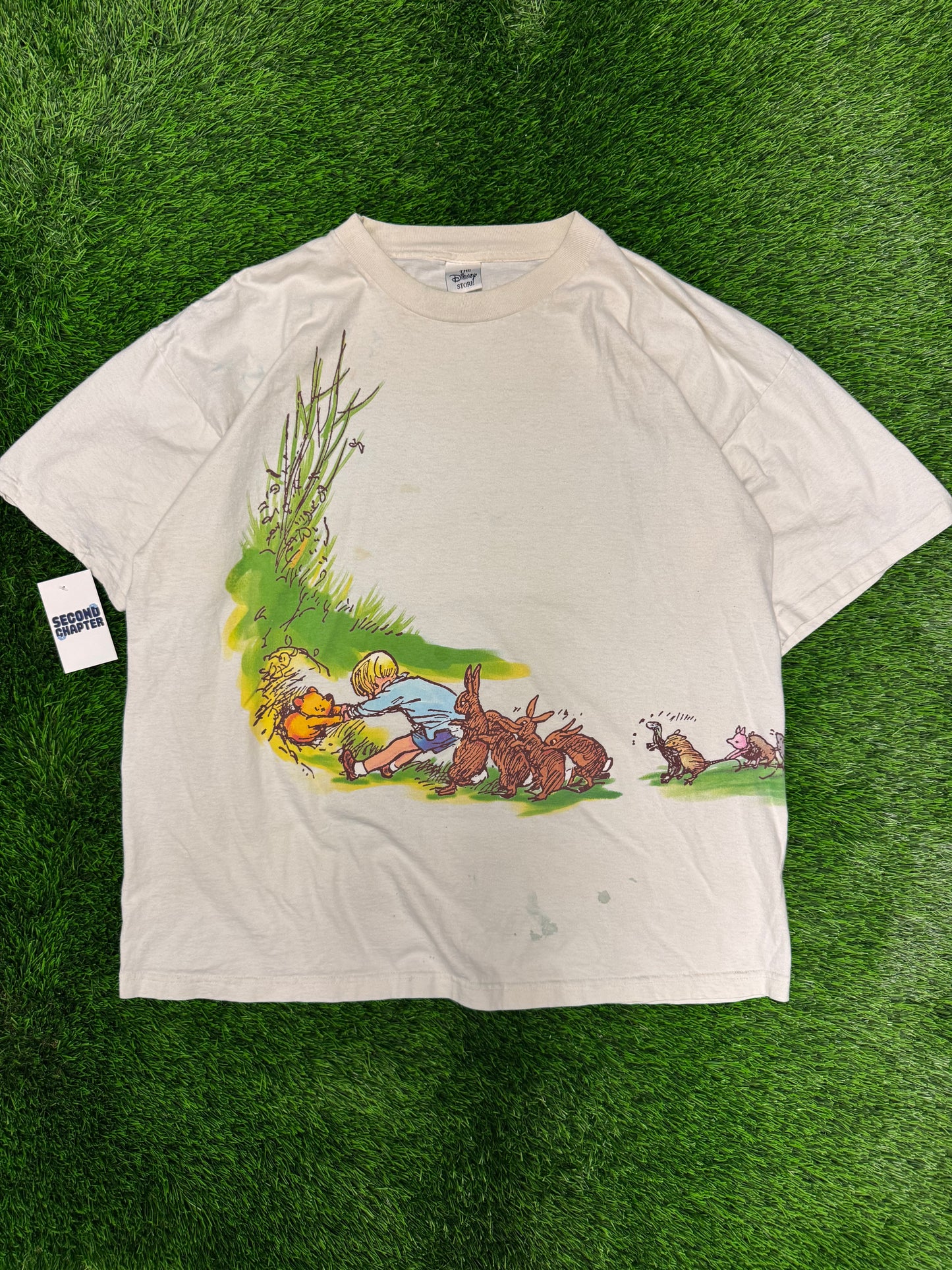 90s Winnie The Pooh And Friends Wrap Around Disney Tee (XXL)