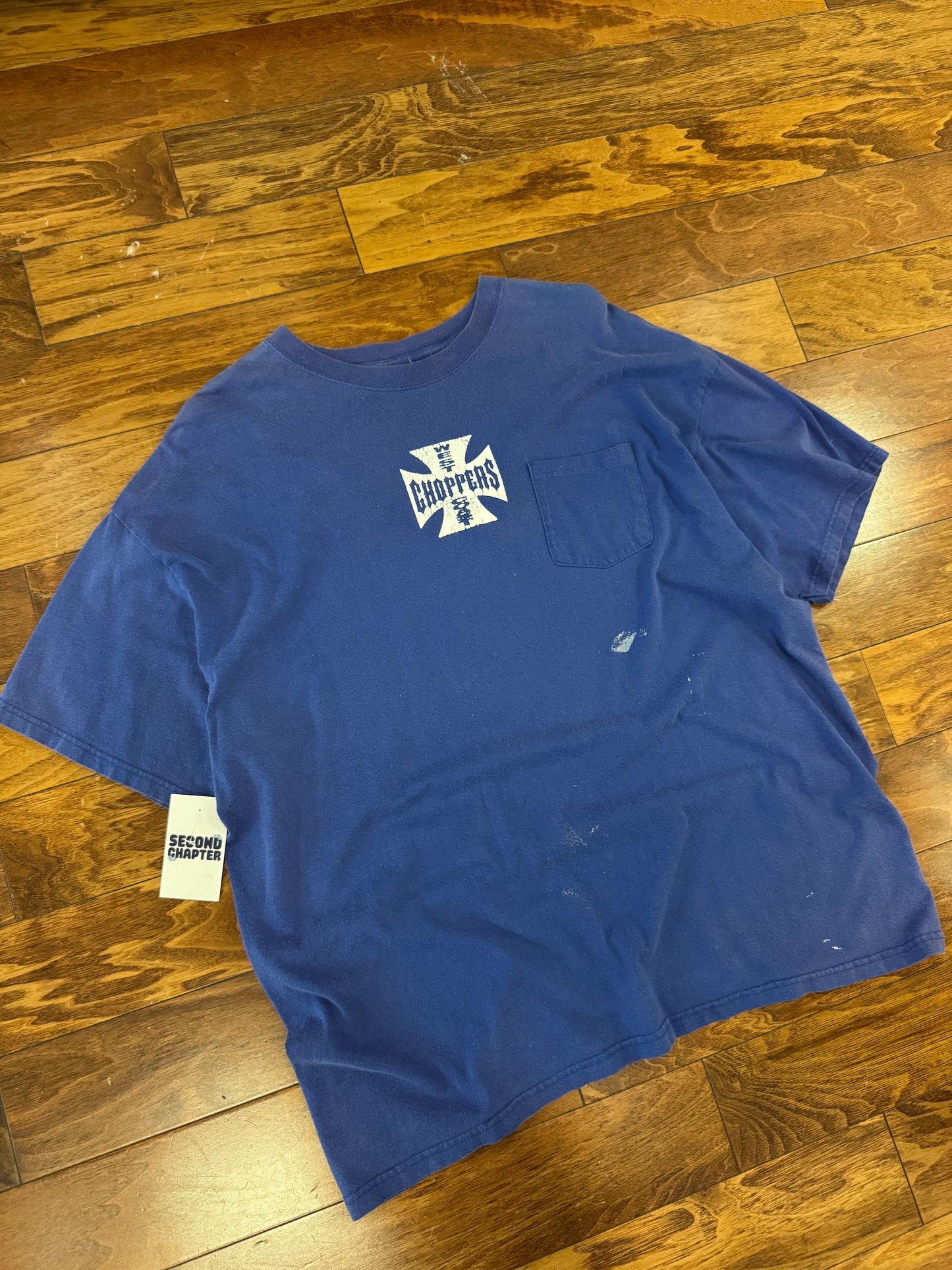 00s West Coast Choppers Blue Tee (XXL)