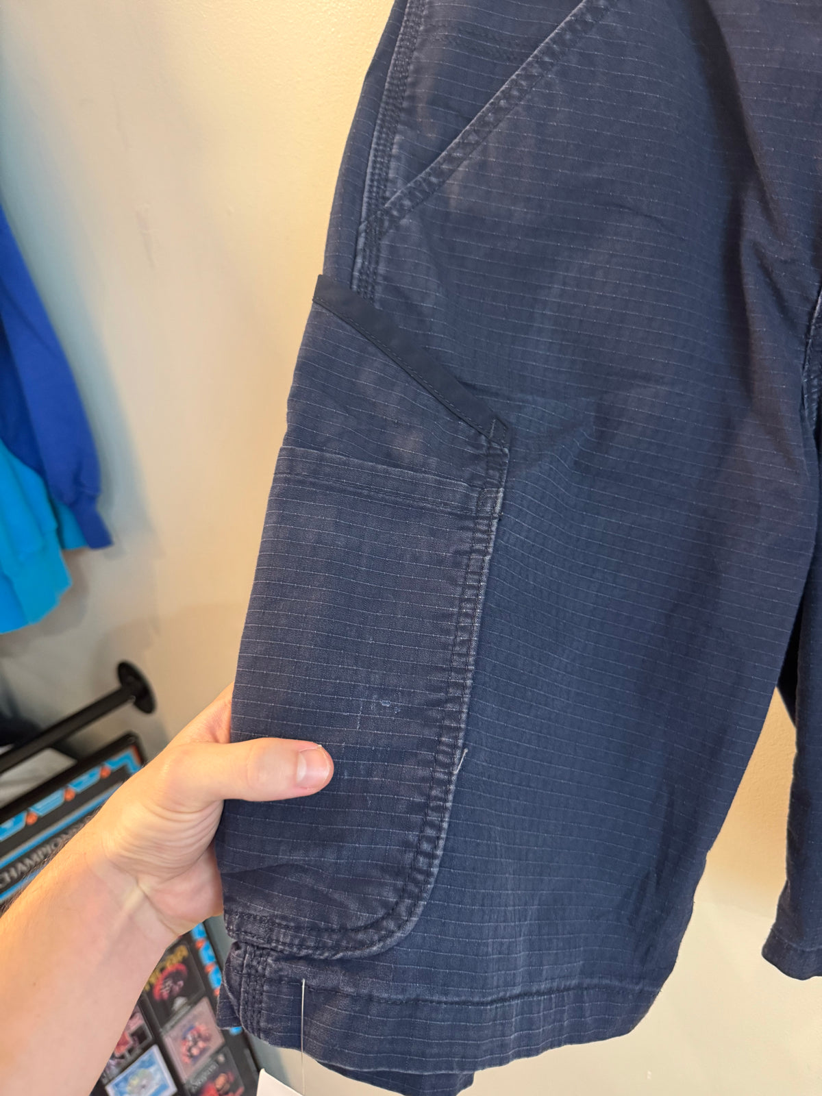 Carhartt Navy Cargo Shorts (31)