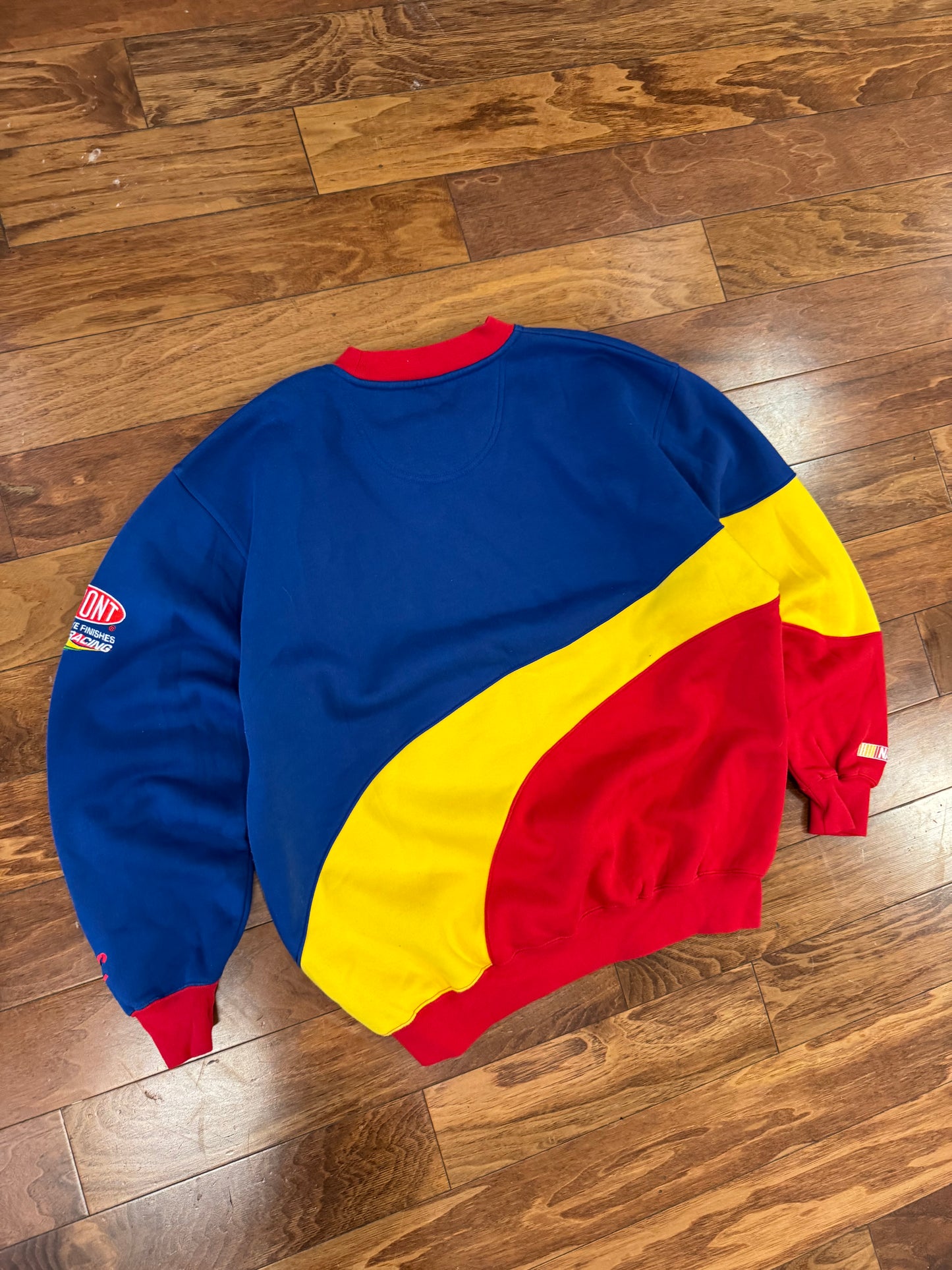 90s Jeff Gordon Rainbow Vintage Nascar Crewneck (XL)