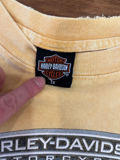 2006 Harley Davidson Yellow Georgia Tee (XXL)