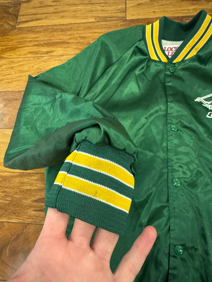 1992 Oakland Athletics Vintage Locker Line Satin Jacket (M)