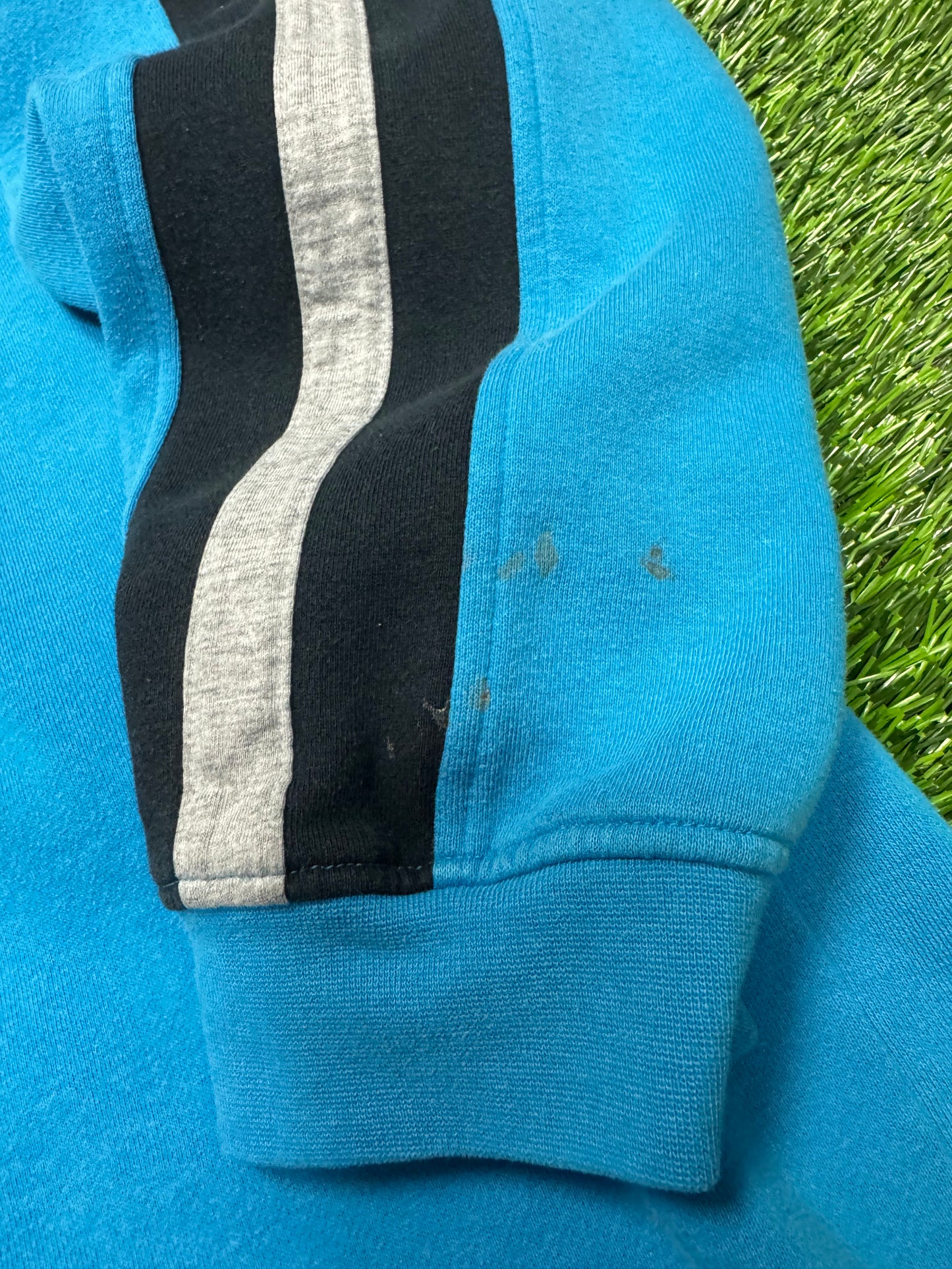 00s Carolina Panthers Blue Reebok Embroidered Crewneck (XXL)