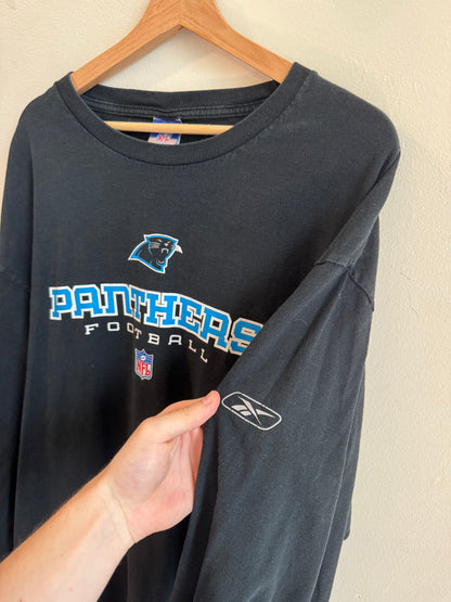 2000s Carolina Panthers NFL Football Reebok Long Sleeve (XL)